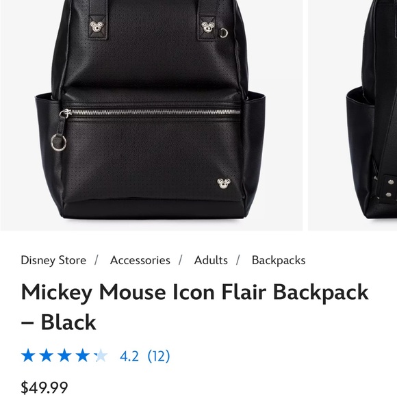 Mickey Mouse Icon Flair Backpack worn only a handful of times - Picture 6 of 6